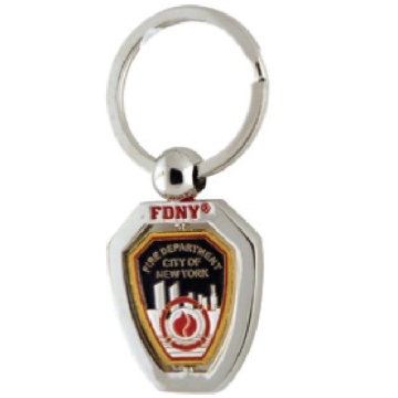 PORTE-CLEFS FDNY ARGENT