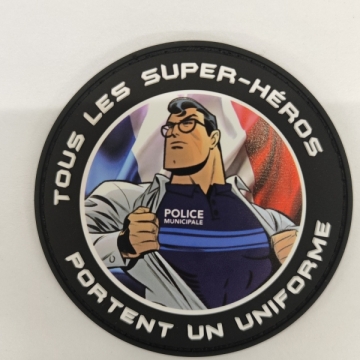 Ecusson PVC Super Héros Police Municipale