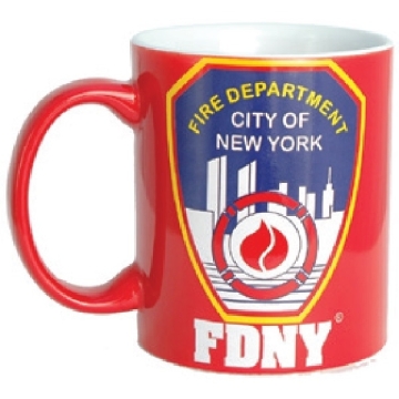 MUG FDNY + LETTRES ROUGE