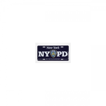 PLAQUE IMMATRICULATION NYPD NAVY