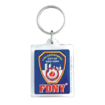 PORTE-CLES FDNY RECTANGLE NAVY