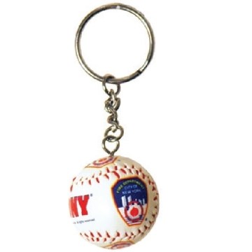 PORTE CLEFS BASEBALL FDNY BLANC