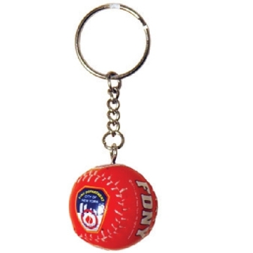 PORTE CLEFS BASEBALL FDNY ROUGE