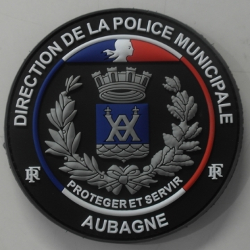 écusson PVC Direction de la Police municipale Aubagne